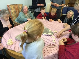 Sharing food and cooking together - multi generational project